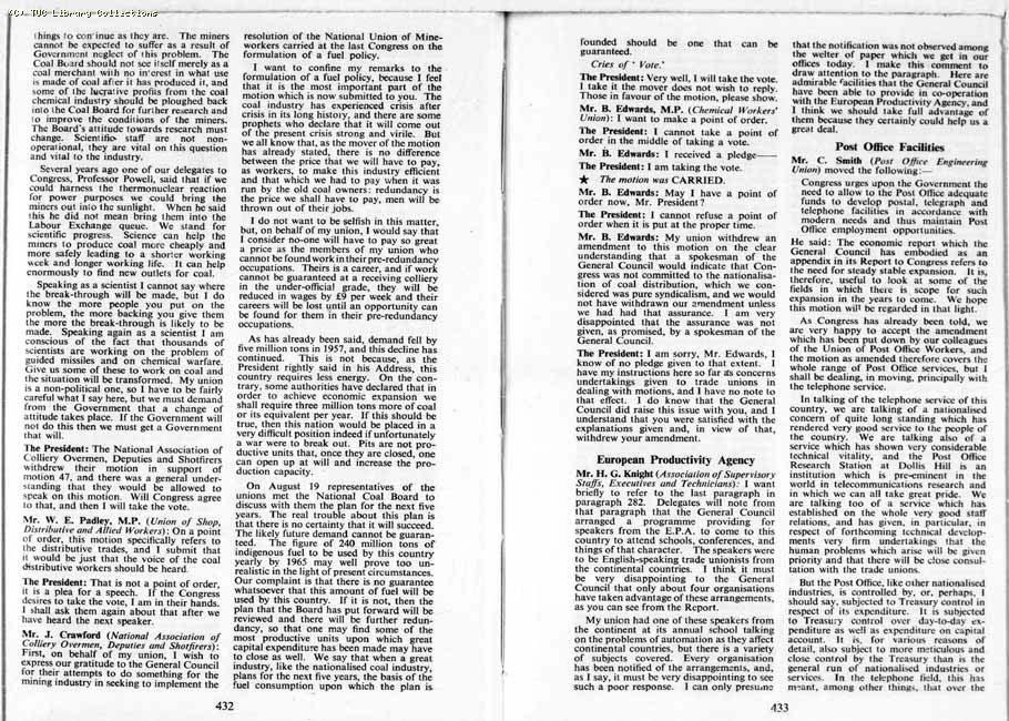 TUC Report, 1959