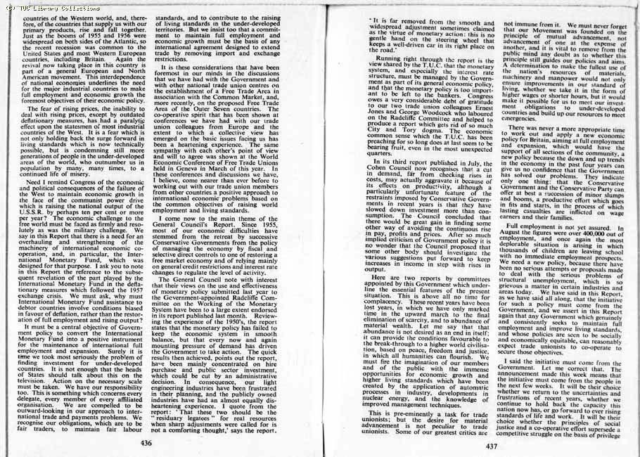 TUC Report, 1959