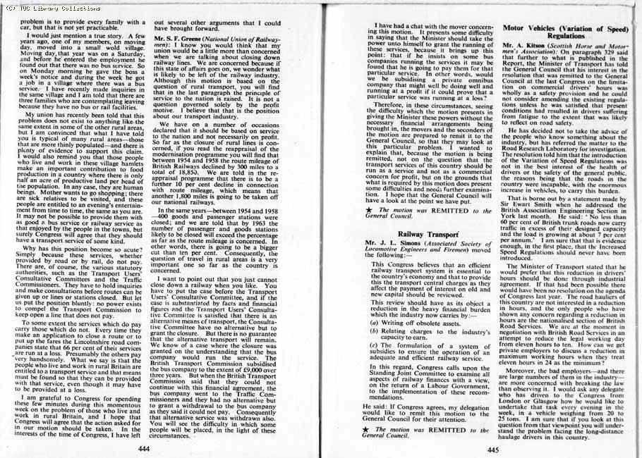 TUC Report, 1959