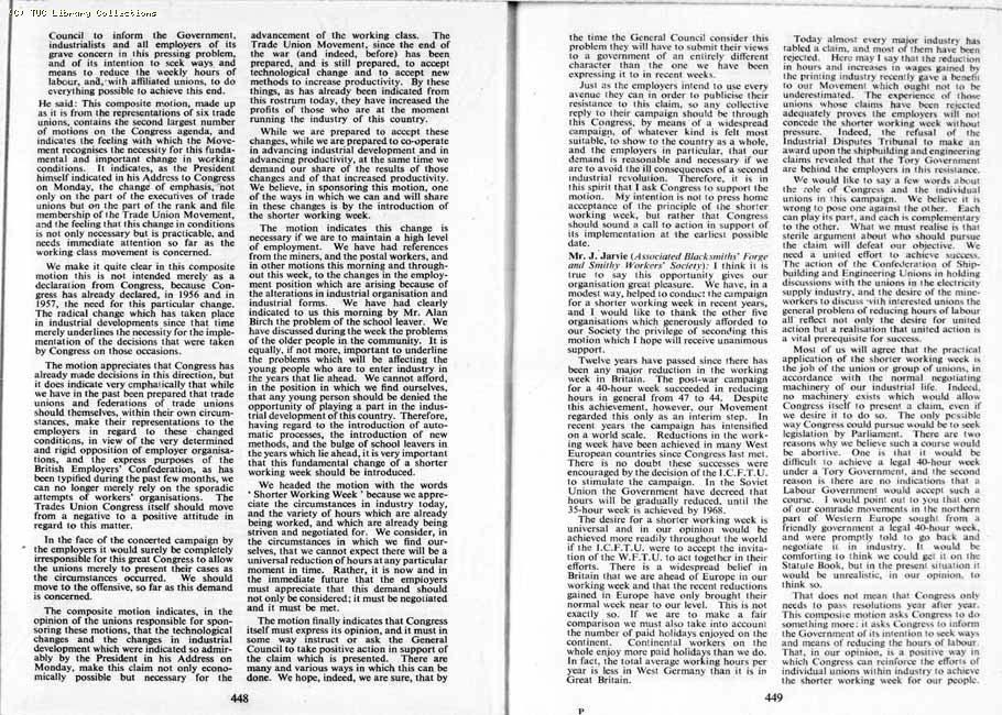 TUC Report, 1959