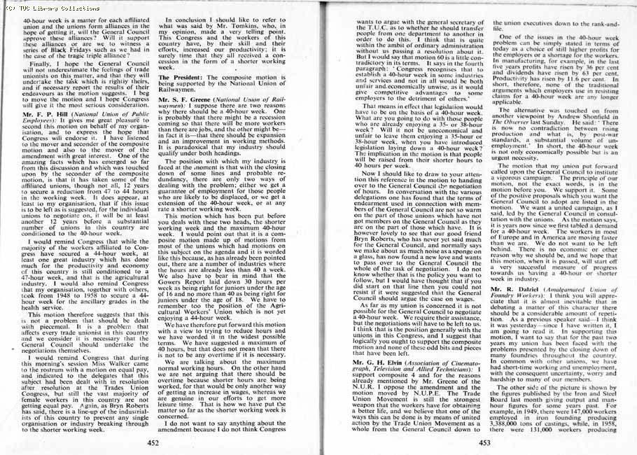TUC Report, 1959