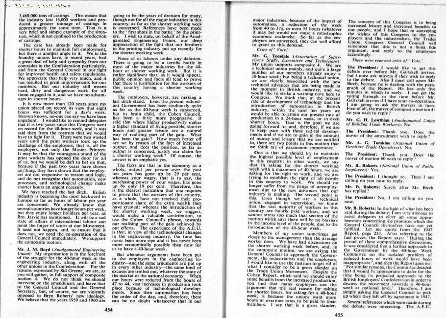 TUC Report, 1959