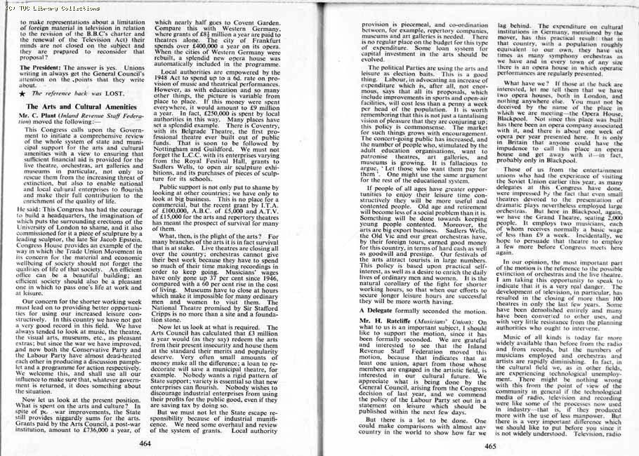 TUC Report, 1959