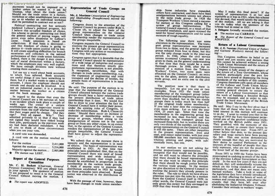 TUC Report, 1959
