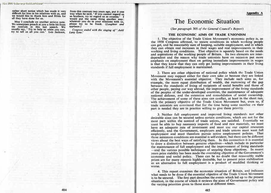 TUC Report, 1959