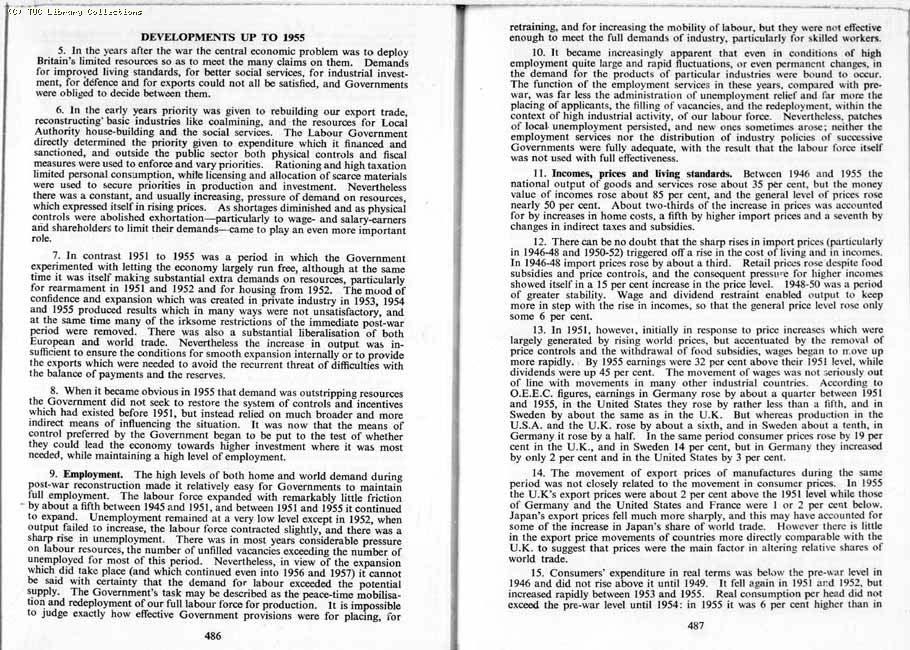 TUC Report, 1959