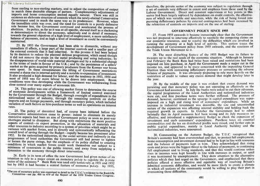 TUC Report, 1959