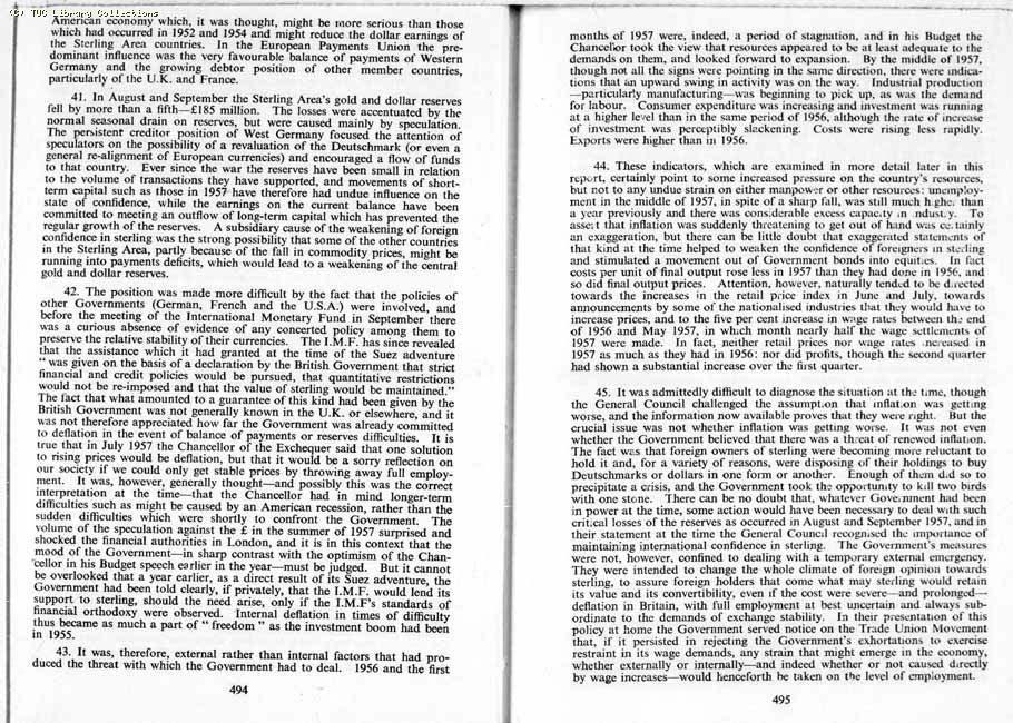 TUC Report, 1959