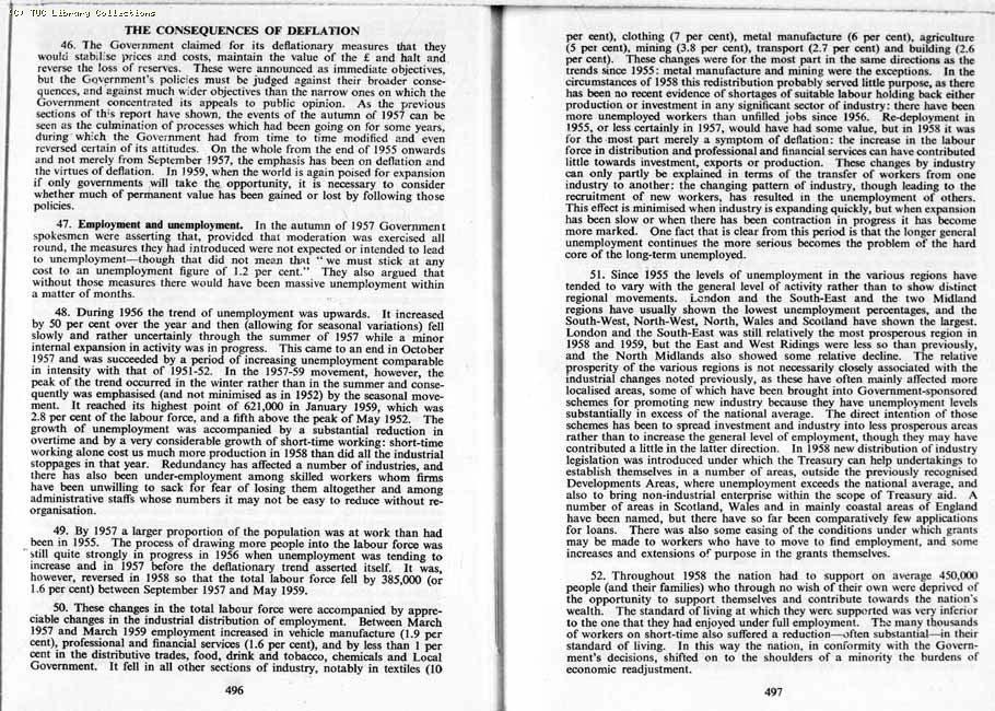 TUC Report, 1959