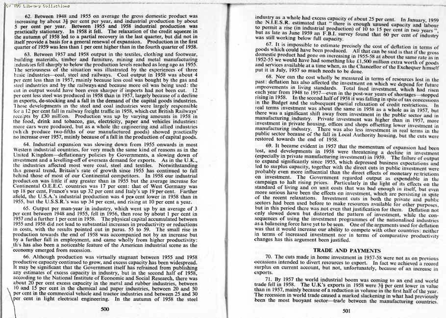 TUC Report, 1959