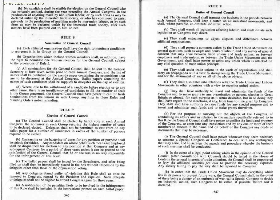 TUC Report, 1959