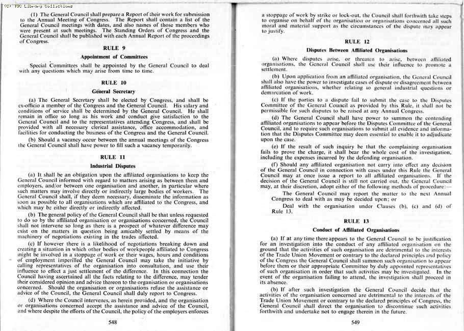 TUC Report, 1959