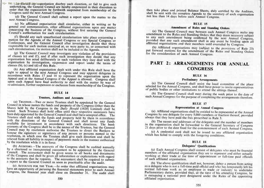 TUC Report, 1959