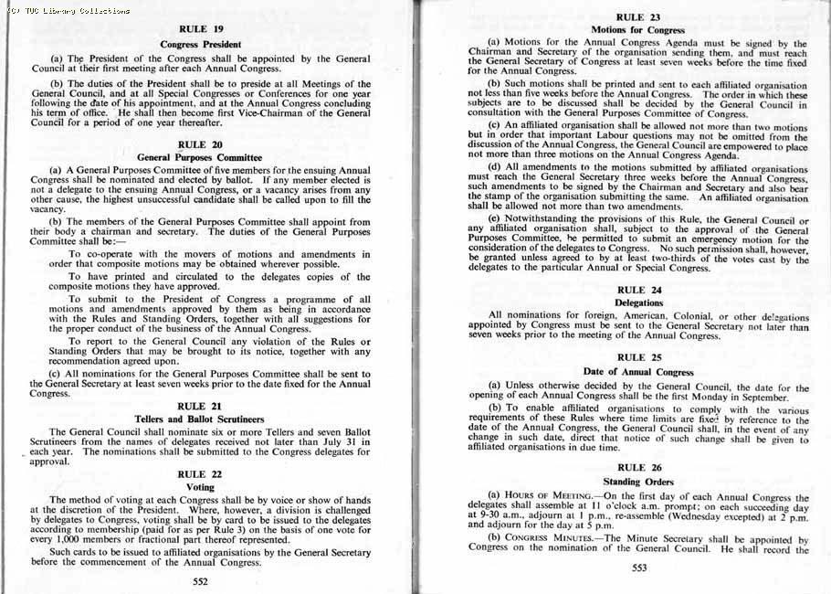 TUC Report, 1959