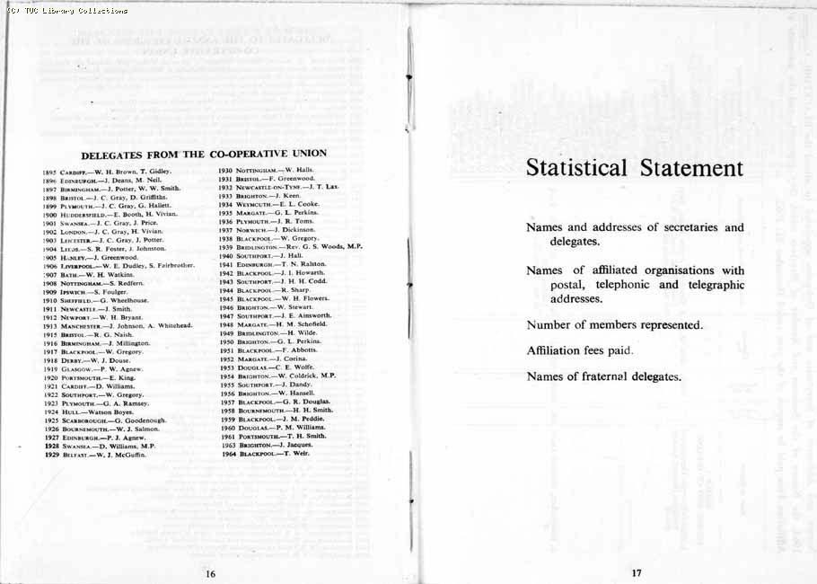 TUC Report, 1964
