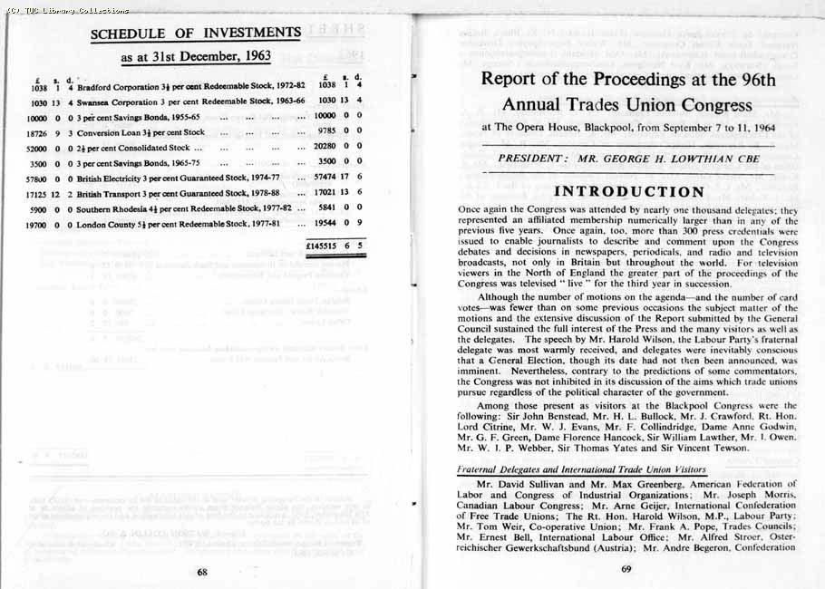 TUC Report, 1964