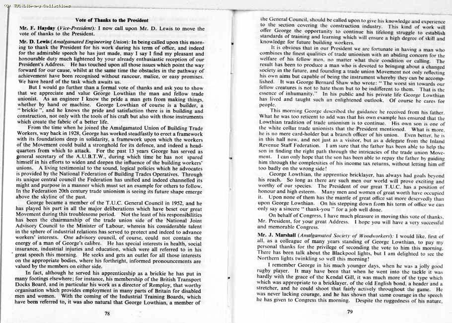TUC Report, 1964