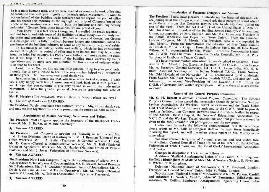 TUC Report, 1964