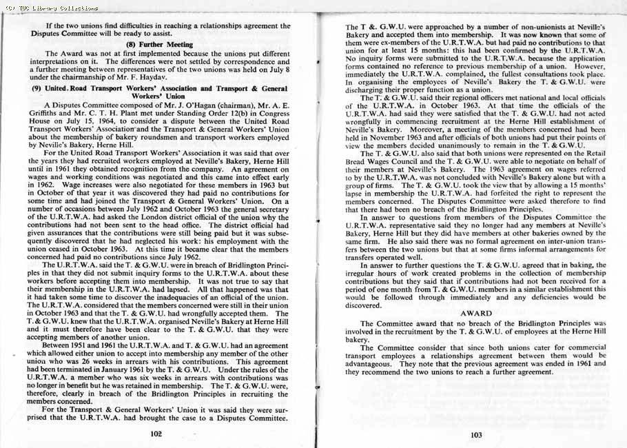 TUC Report, 1964