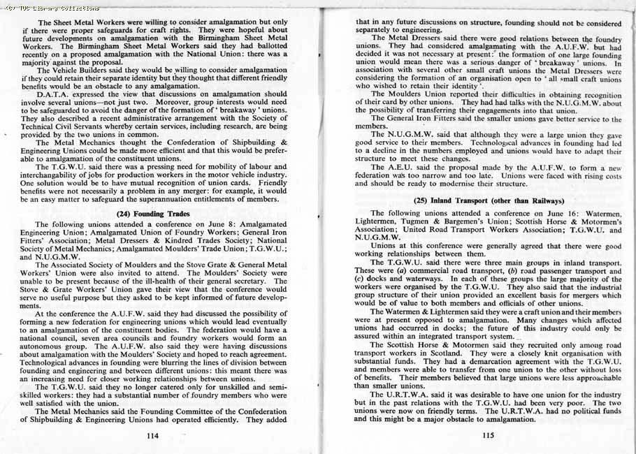 TUC Report, 1964
