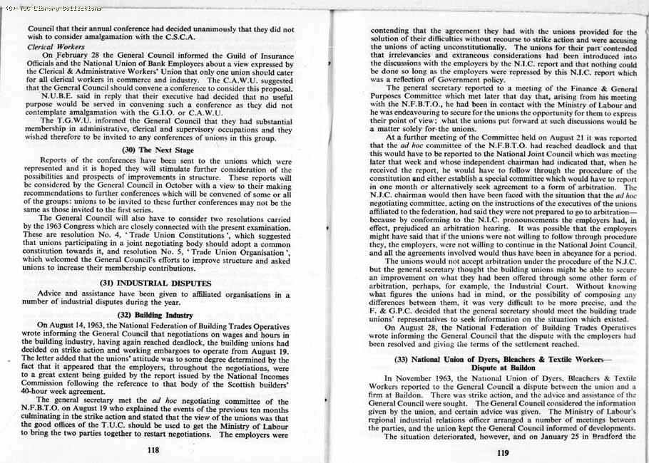 TUC Report, 1964