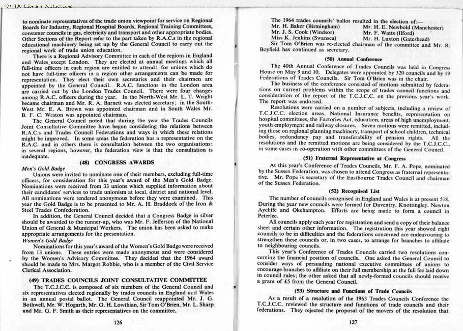 TUC Report, 1964