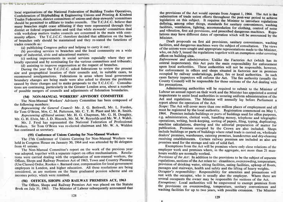 TUC Report, 1964