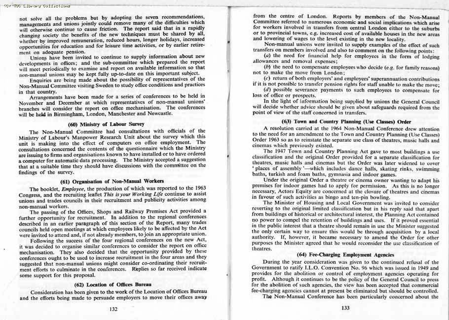 TUC Report, 1964
