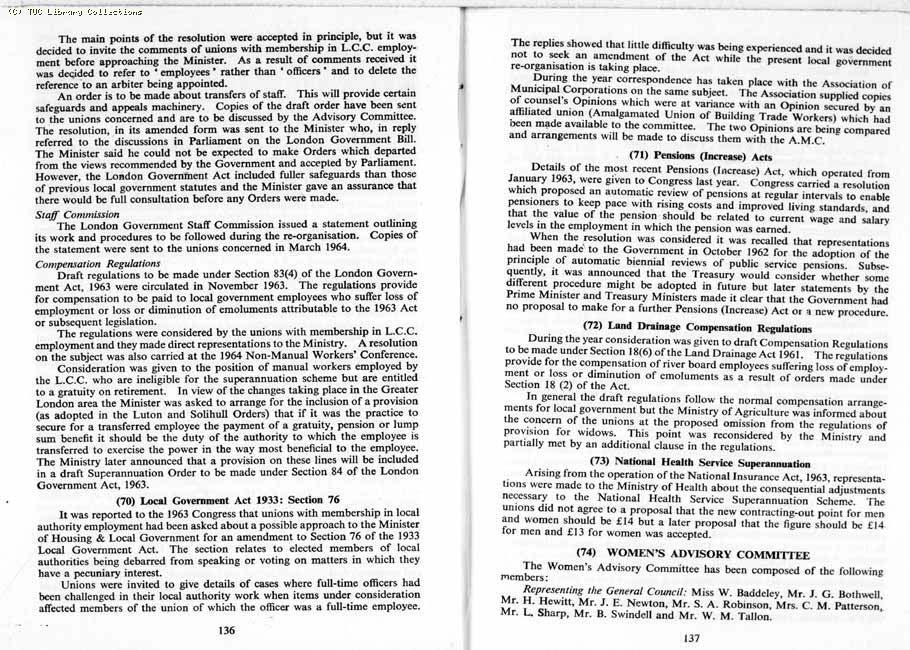 TUC Report, 1964