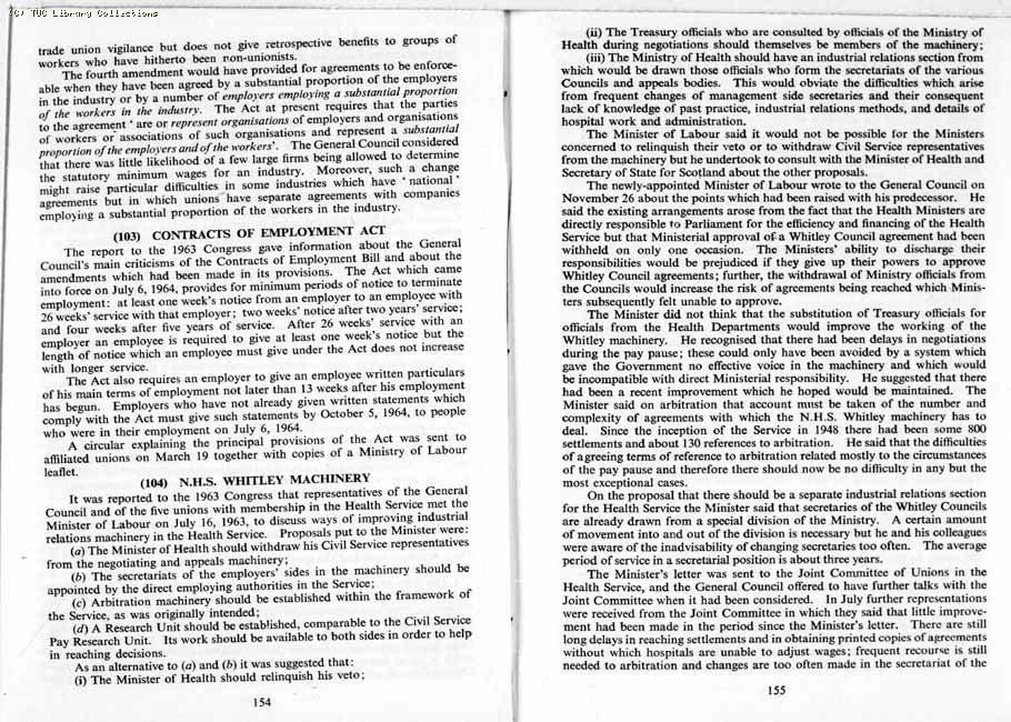 TUC Report, 1964