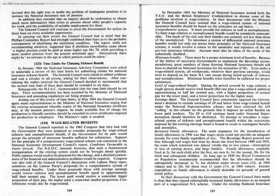 TUC Report, 1964
