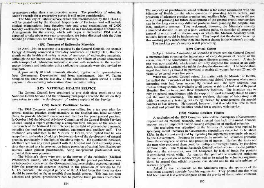 TUC Report, 1964