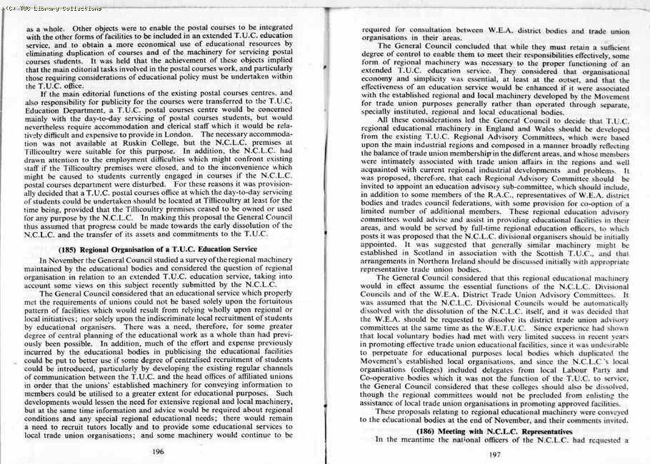 TUC Report, 1964