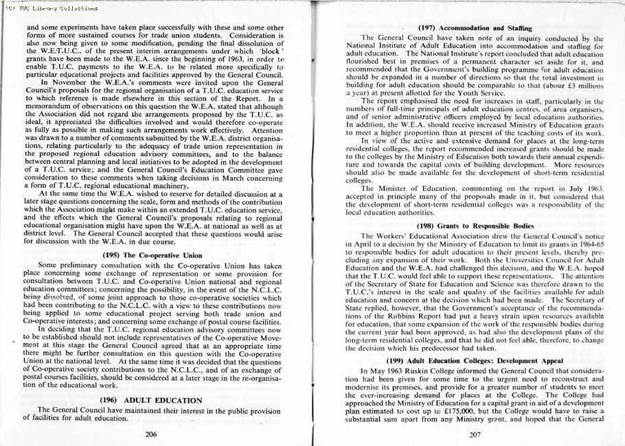 TUC Report, 1964