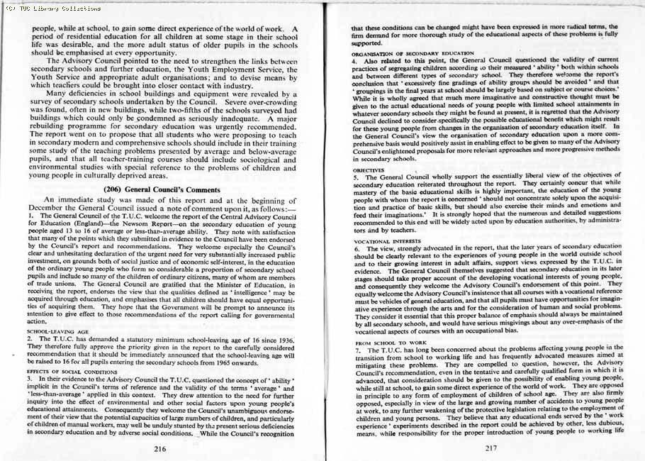 TUC Report, 1964