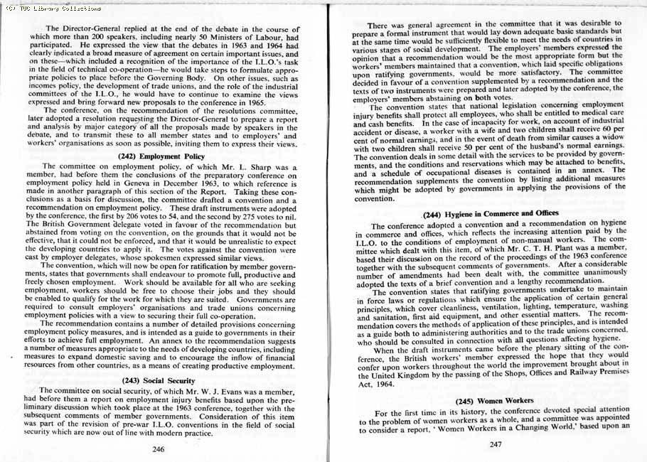 TUC Report, 1964