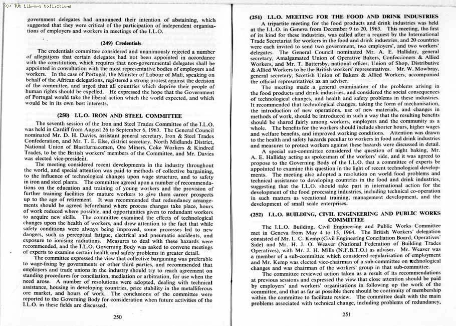 TUC Report, 1964