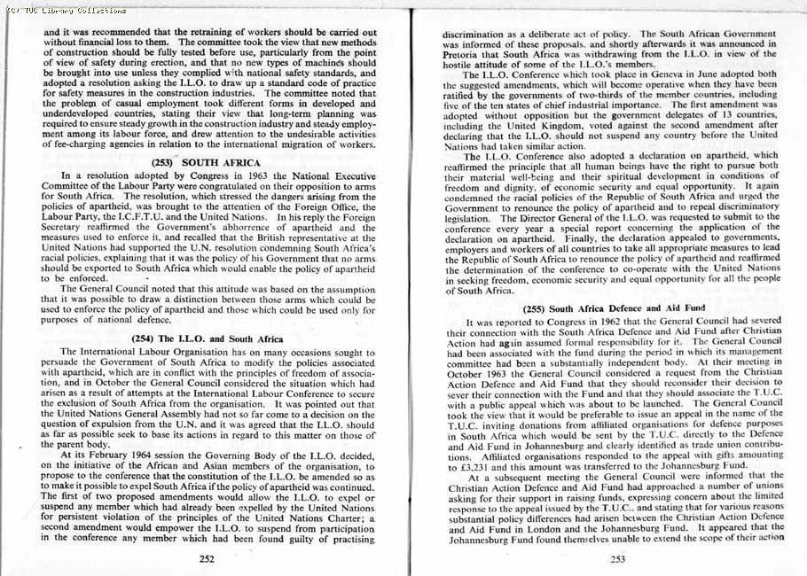 TUC Report, 1964