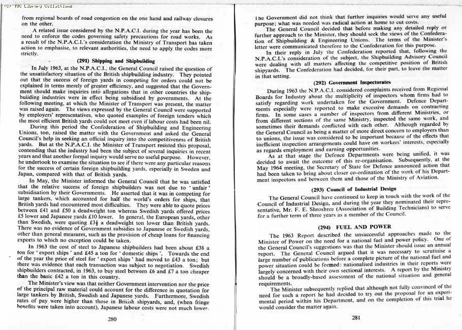 TUC Report, 1964