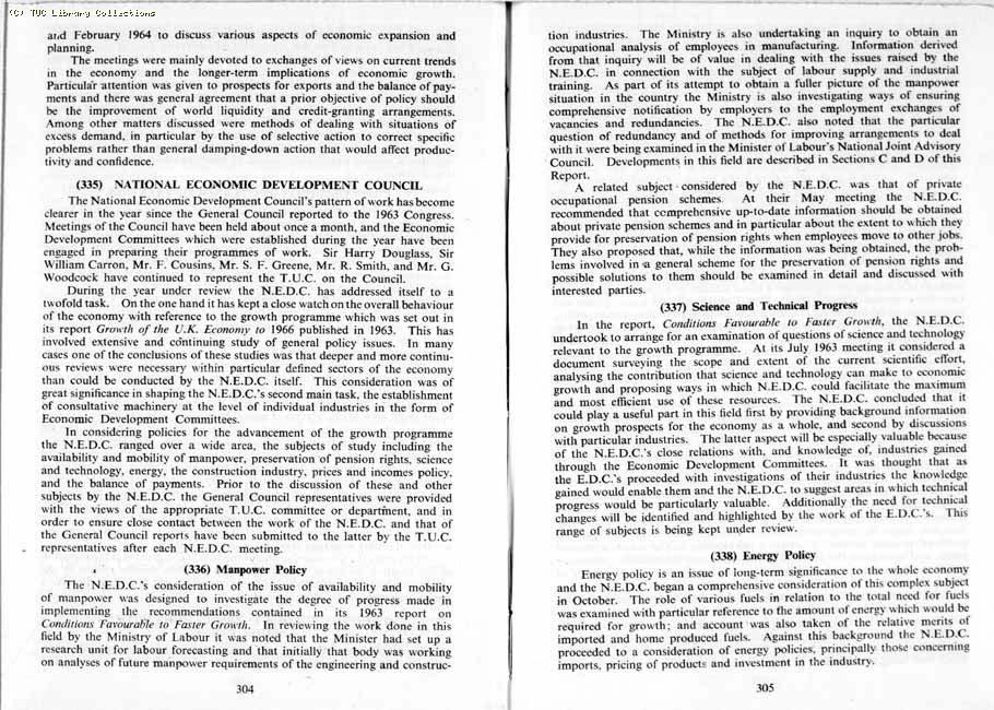 TUC Report, 1964