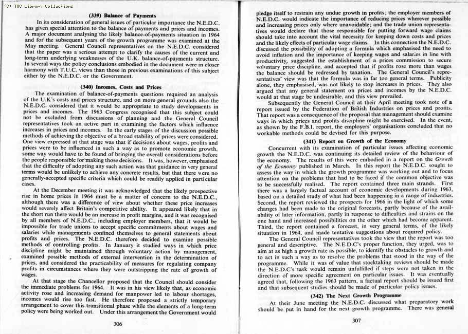 TUC Report, 1964