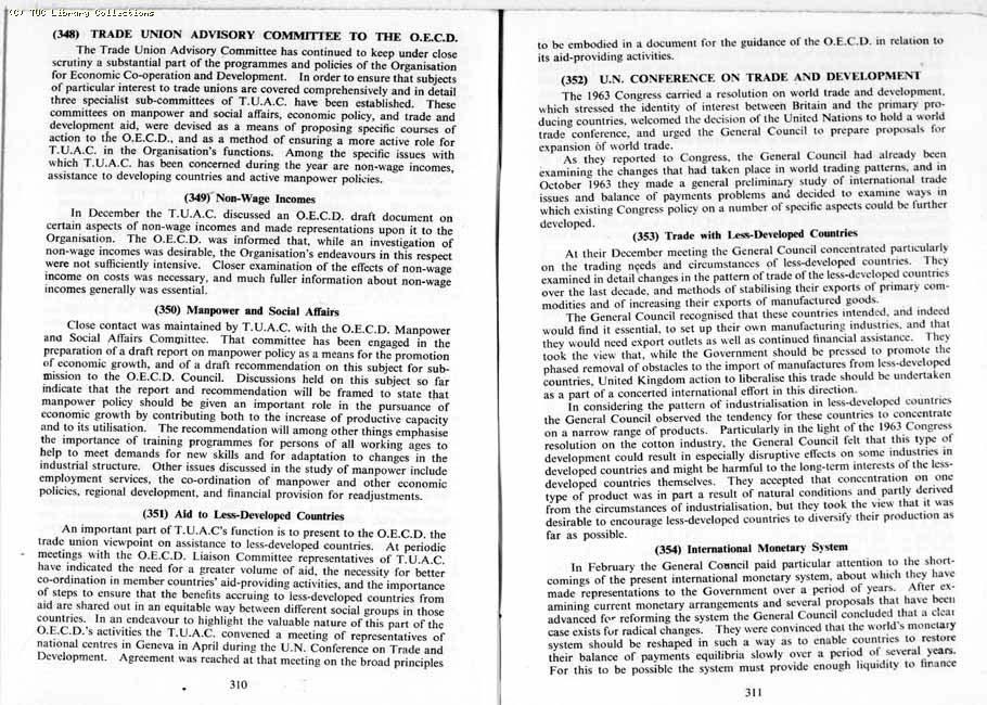 TUC Report, 1964