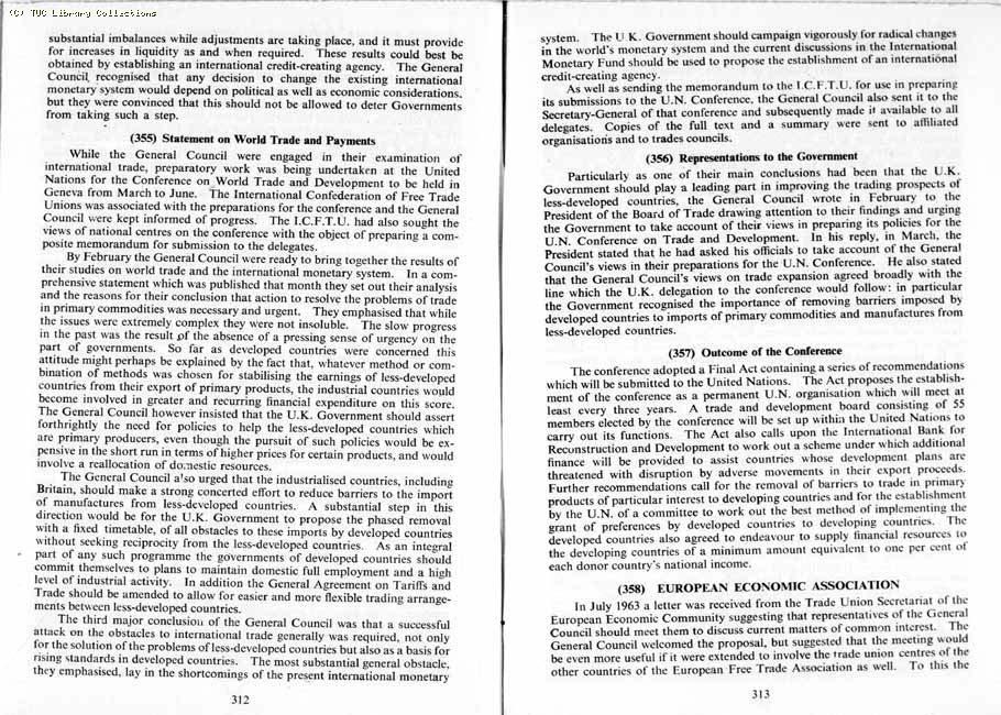 TUC Report, 1964