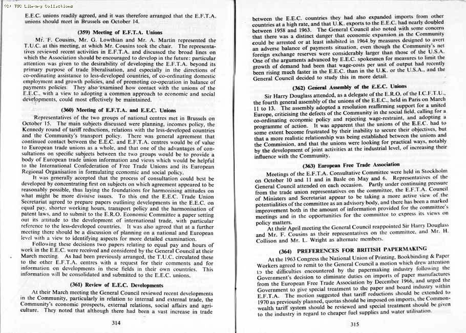 TUC Report, 1964