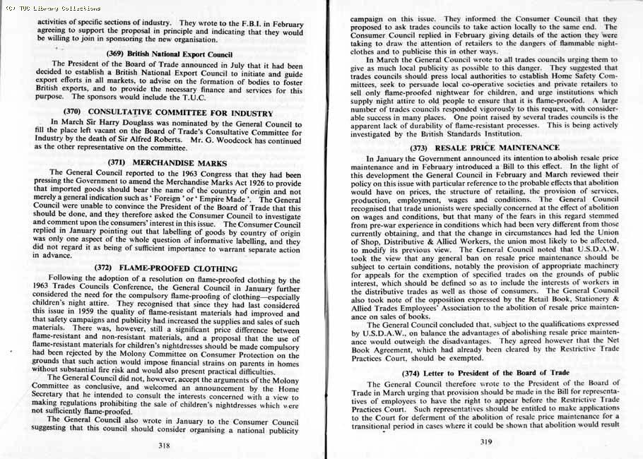TUC Report, 1964
