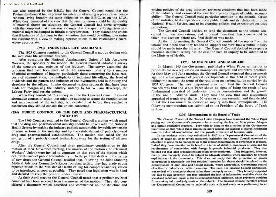 TUC Report, 1964