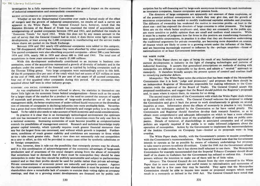 TUC Report, 1964