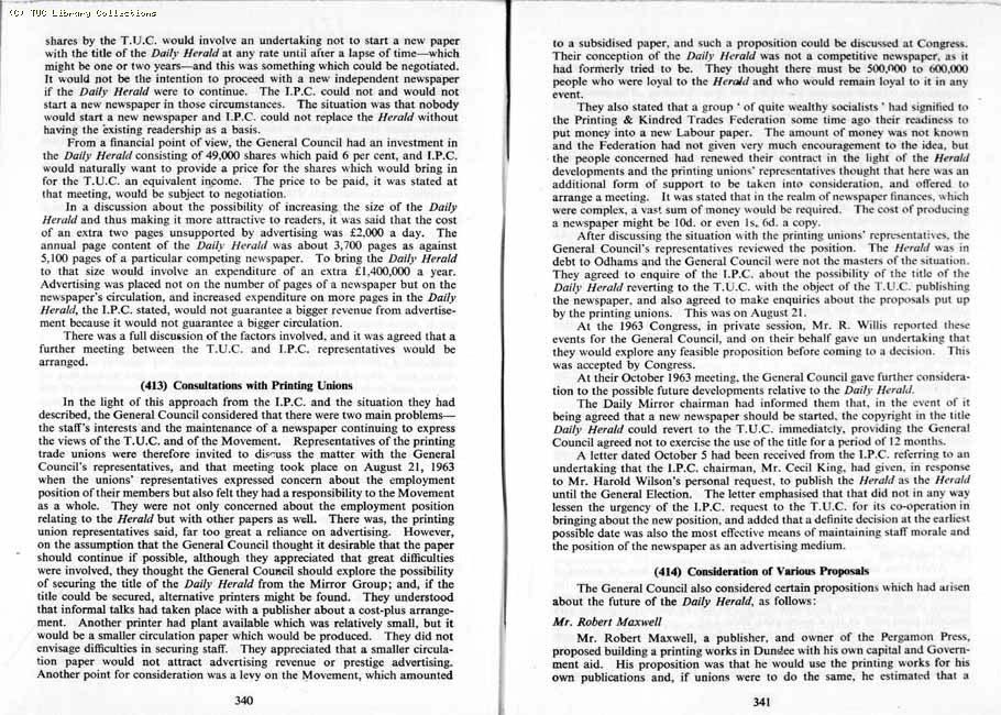 TUC Report, 1964