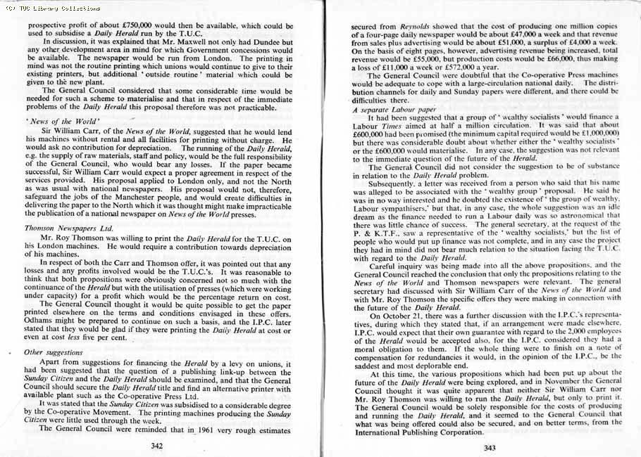 TUC Report, 1964