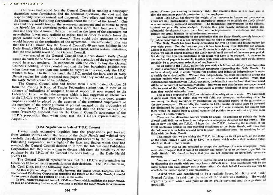 TUC Report, 1964